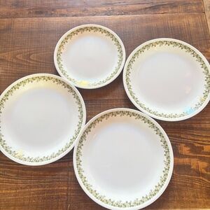 Corelle Crazy Daisy Dinner Plates & Salad Plate
